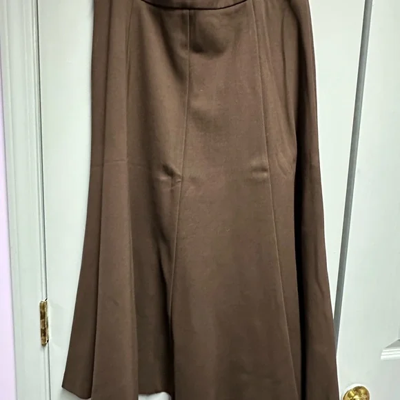 Coldwater Creek Chocolate A-Line Skirt - Picture 3 of 3